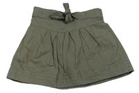 Khaki šusťáková sukně Tom Tailor