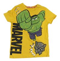 Žluté tričko s Hulkem Marvel
