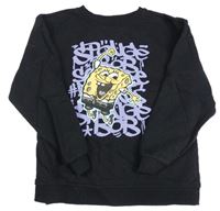 Černá mikina se Spongebobem