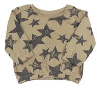 Béžová mikina s hvězdičkami Primark