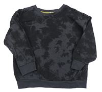 Tmavošedá vzorovaná mikina Pep&Co