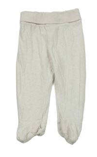 Světlebéžové sametové polodupky H&M