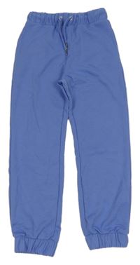 Fialové žebrované sportovní tepláky Primark