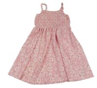 Bílo-růžové vzorované šaty Primark