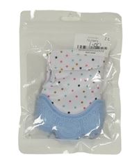 Nové - bílo-světlemodré kousátko na ruku 