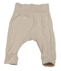 Světlerůžové puntíkaté baggy tepláky H&M