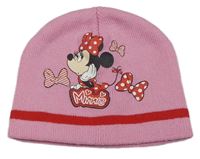 Růžová čepice s Minnie Disney