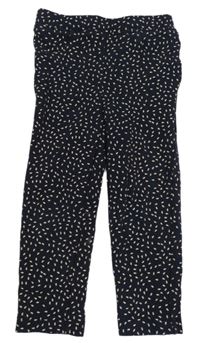 Tmavomodro-smetanové vzorované tregíny Lupilu