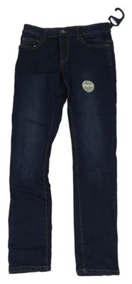 Nové - Tmavomodré skinny rifle C&A