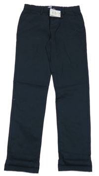 Nové - Tmavomodré chino kalhoty Primark