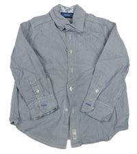 Tmabomodro-bílá pruhovaná košile Mexx