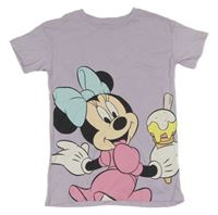 Lila tričko s Minnie H&M