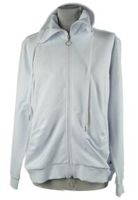 Dámská bílá sportovní propínací mikina s límcem Gio Milano 