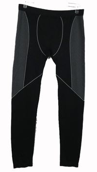 Pánské černo-bílé vzorované spodní kalhoty Crane 