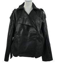 Dámský černý koženkový křivák George 