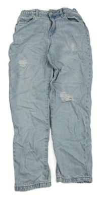 Světlemodré rifle s prošoupáním Page one young