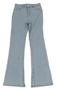 Světlemodré flare rifle Page one young