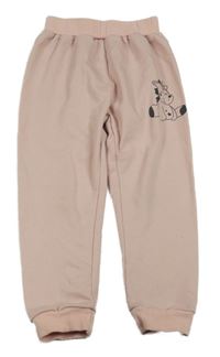 Světlerůžové tepláky s jednorožcem 