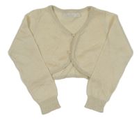 Světlebéžové svetrové bolerko