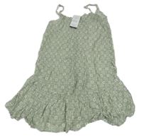 Nové - Khaki vzorované šaty se slunci New Look