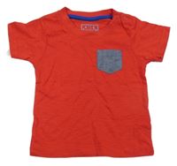 Červené tričko s kapsičkou Early Days