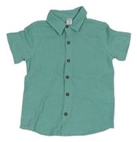 Tyrkysová mušelínová košile Dopodopo