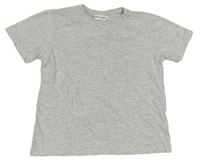 Šedé melírované tričko 