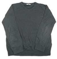 Tmavošedý melírovaný svetr M&S