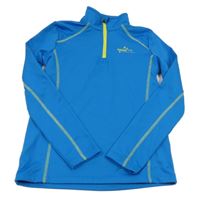 Modrá thermo mikina s nápisem Crivit