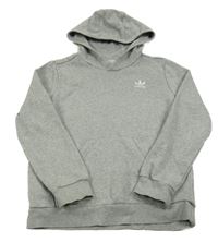 Šedá mikina s kapucí Adidas