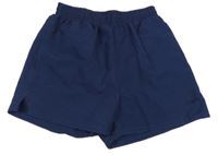 Tmavomodré šusťákové kraťasy 