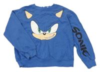 Modrá mikina se Sonicem H&M