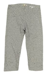 Šedé puntíkované capri legíny H&M