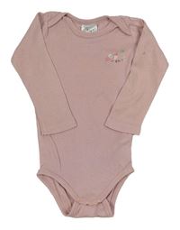 Světlerůžové body s ptáčkem Pocopiano