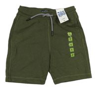 Khaki teplákové kraťasy zn. Matalan