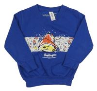 Modrá mikina s medvídkem Paddington 