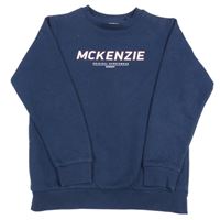 Tmavomodrá mikina s logem McKenzie