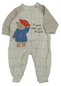 Smetanovo-hnědý teplákový overal Paddington George 