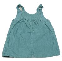 Světlemodré manšestrové šaty M&S