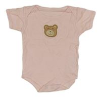 Světlerůžové body s medvídkem