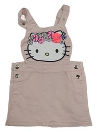 Světlerůžová riflová laclová sukně s Kitty H&M