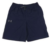 Tmavomodré plážové kraťasy s logem Under Armour 