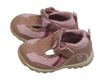 Starorůžovo-světlerůžové koženkovo/textilní boty Bobbi Shoes vel. 20