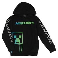 Černá mikina s Minecraft a kapucí George