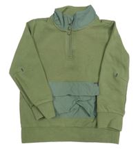 Khaki mikina s kapsou OLD NAVY