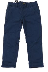 Nové - tmavomodré chino plátěné kalhoty St. Bernard