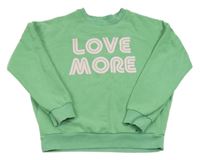 Zelená oversize mikina s nápisy F&F