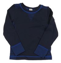 Tmavomodré thermo triko se vzorem Topolino