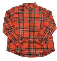 Červeno-kostkovaná košile Next