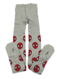 Šedé melírované punčocháče se Spider-many C&A